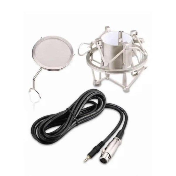 König K-CM502 Condenser Kayıt Mikrofonu (Mavi)