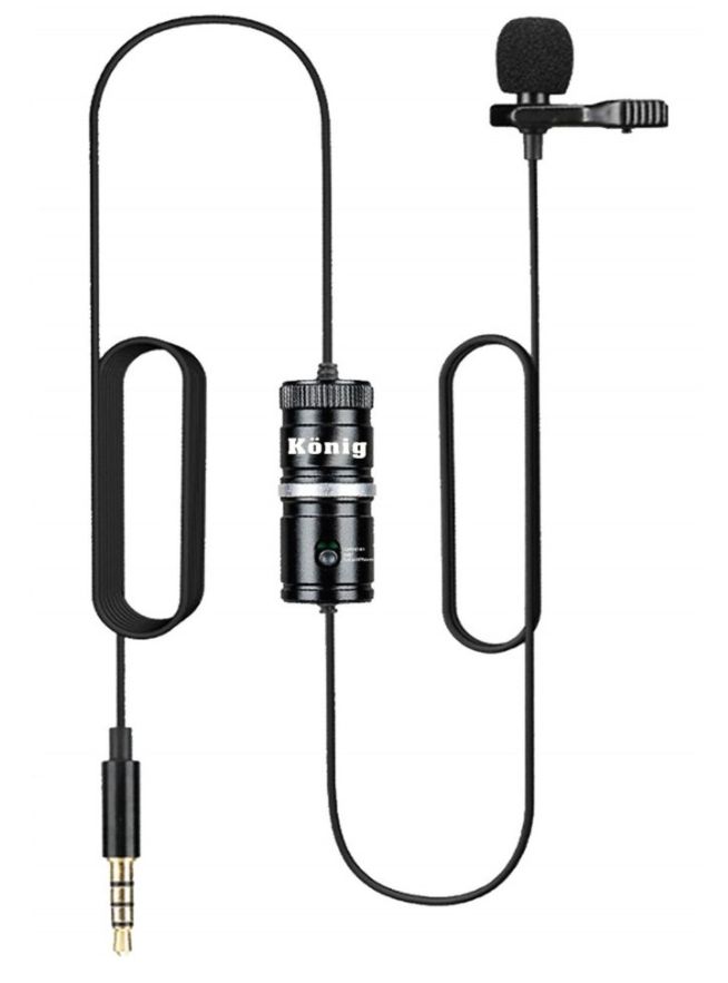 König K-YM03 Youtuber Pc Telefon Yaka Mikrofonu