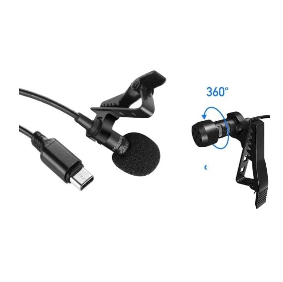 König K-YM3A Youtuber Pc Telefon Yaka Mikrofonu