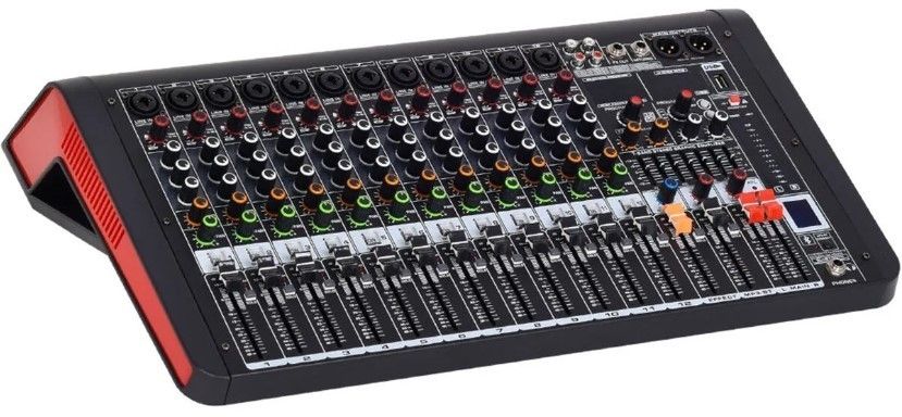 König KG-12FX 12 Kanal Ultra Slim Mixer
