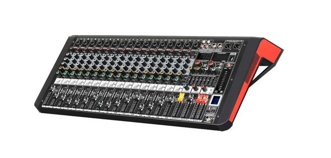 König KG-16FX 16 Kanal Ultra Slim Mixer