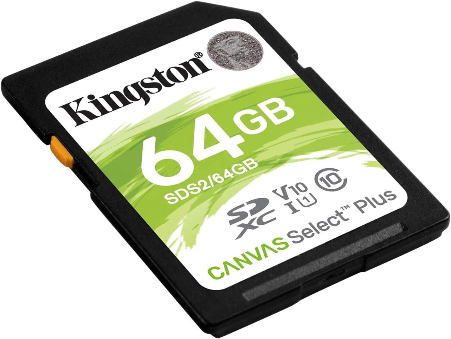 Kingston 64Gb SDS2 SDXC CL10 Hafıza Kartı