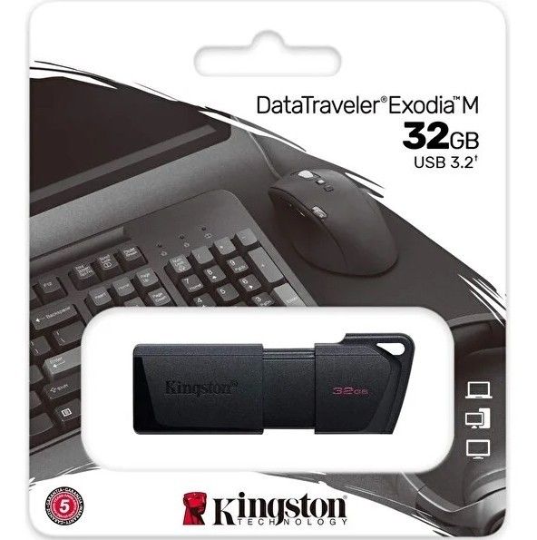 Kingston Exodia M 32Gb Usb 3.2 Flash Bellek