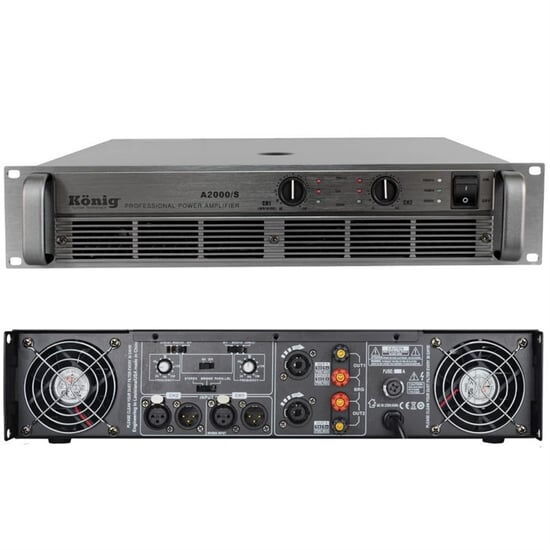 König A2000/S 4 Ohm 2x980W Power Anfi