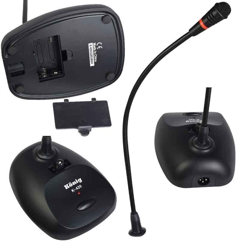 König K-420 4 Kanal Kablosuz Mikrofon Ünitesi