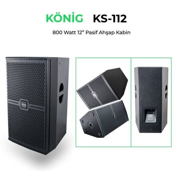 König KS-112 12" 800W Pasif Kabin Hoparlör