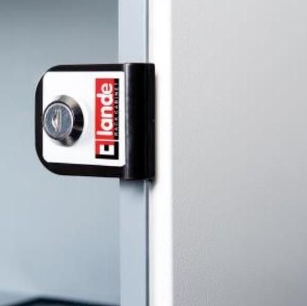 Lande 04U 540x400 Duvar Tipi Rack Kabin Açık Gri