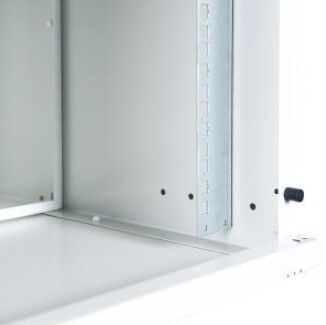 Lande 12U 540x400 Soho Duvar Tipi Rack Kabin Beyaz