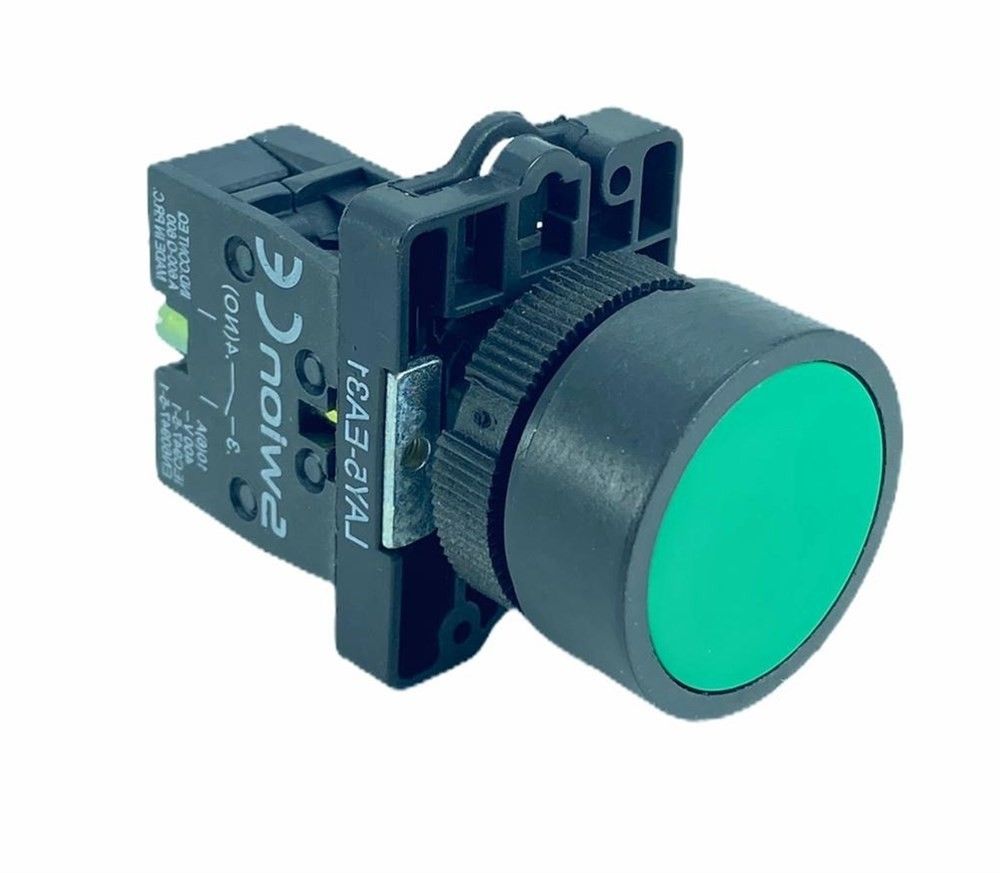 LAY5-EA31 22mm Yeşil Buton