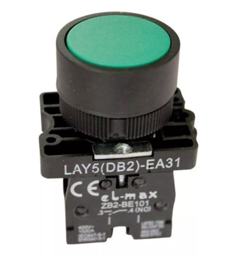 LAY5-EA31 22mm Yeşil Buton
