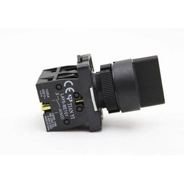 LAY5-ED33 22mm Kısa Mandal 1-0-2 Kalıcı 2NO