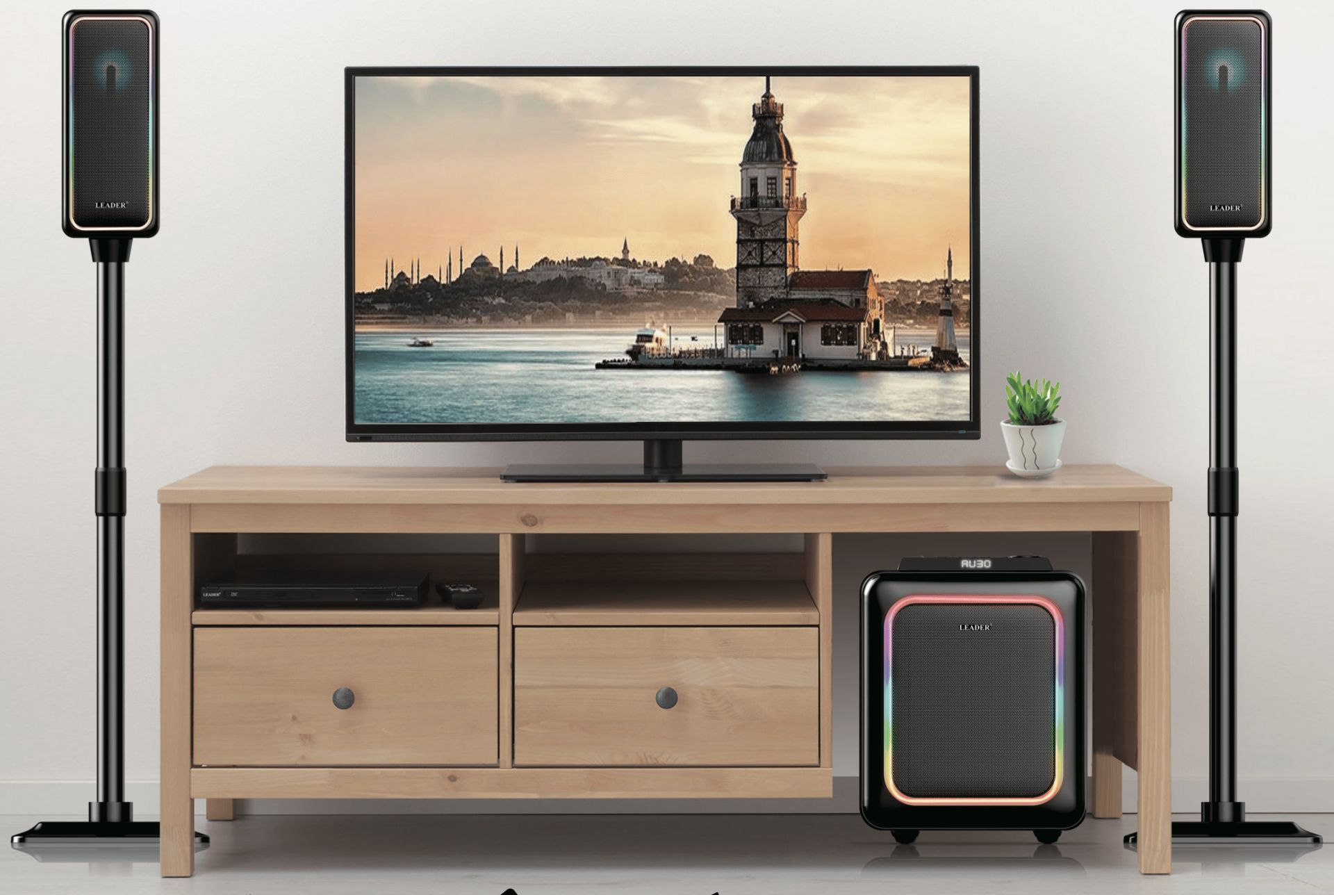 Leader H2120 1200W 2.1 Ses Sistemi