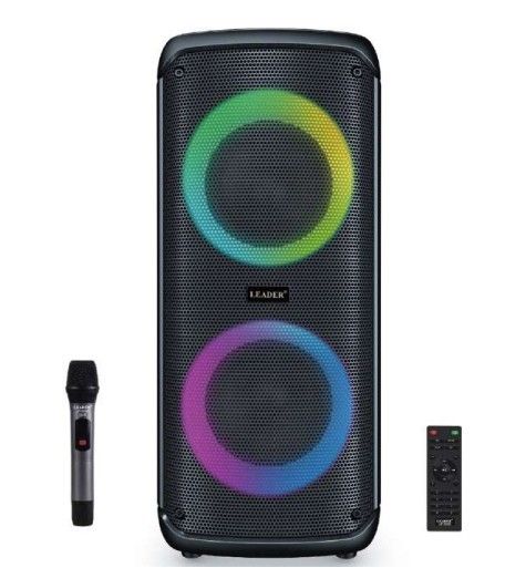 Leader LP-6040 6.5"x2 RGB Taşınabilir Ses Sistemi
