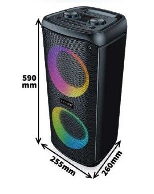 Leader LP-6040 6.5"x2 RGB Taşınabilir Ses Sistemi