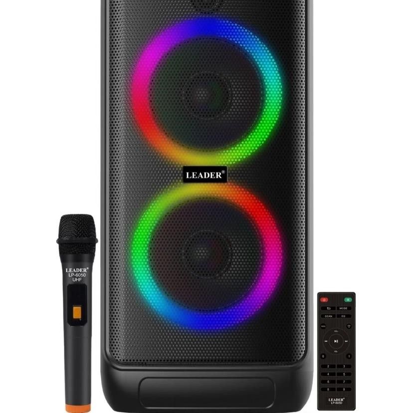 Leader LP-6050 Taşınabilir Ses Sistemi