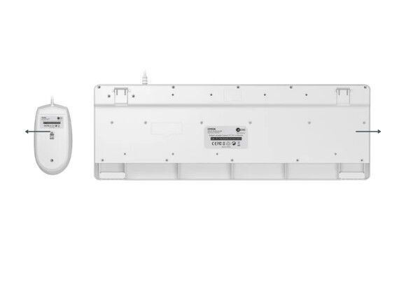 Lecoo CM106 Kablolu Klavye Mouse Seti Beyaz