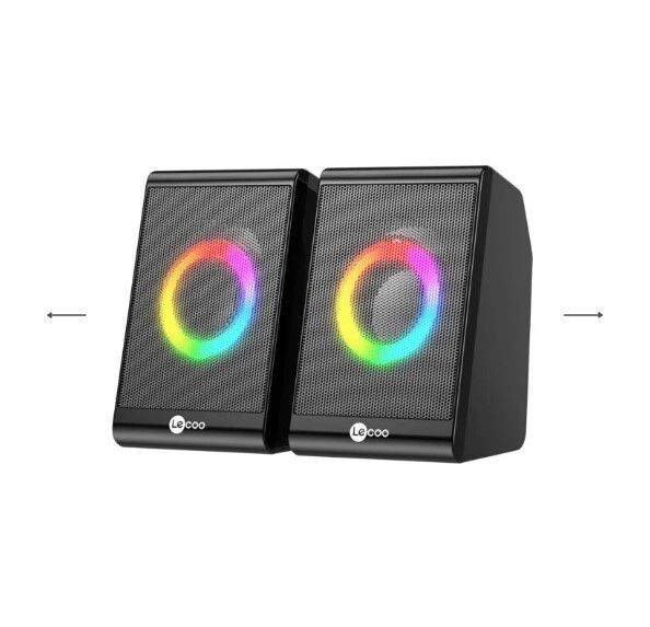 Lecoo DS100 6W 1+1 Hoparlör Siyah