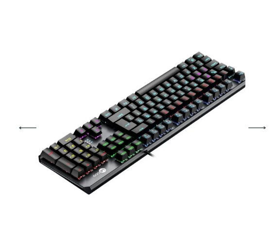 Lecoo GK301 Kablolu RGB Blue Switch Oyuncu Klavye