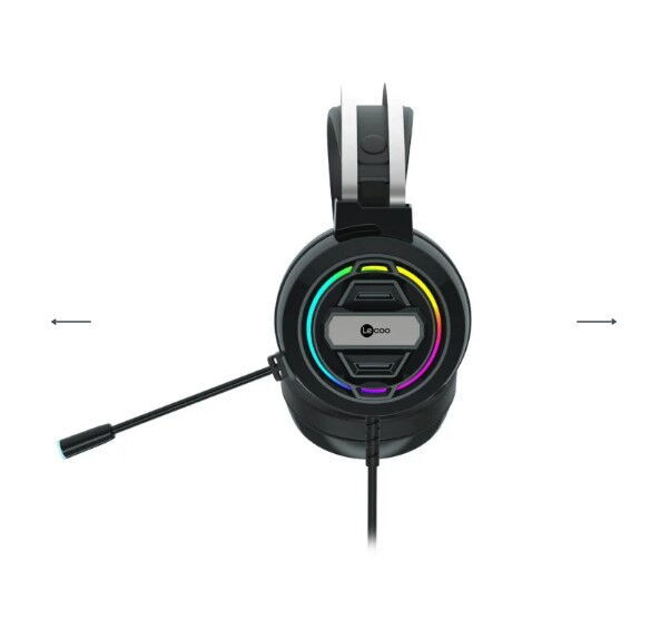 Lecoo HT401 Usb RGB Oyuncu Kulaklık Siyah