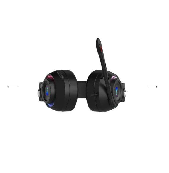 Lecoo HT405 Usb+3.5mm RGB Oyuncu Kulaklık Siyah