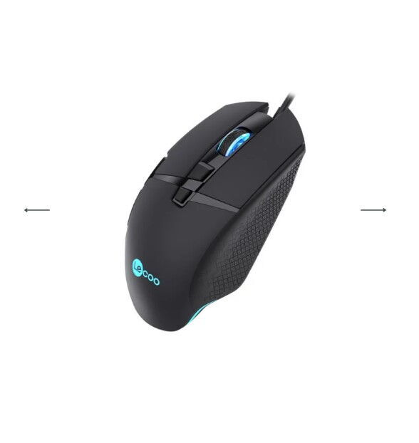 Lecoo MG1101 Kablolu RGB Oyuncu Mouse Siyah