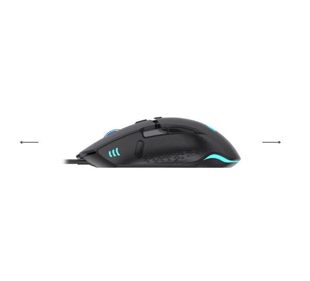 Lecoo MG1101 Kablolu RGB Oyuncu Mouse Siyah