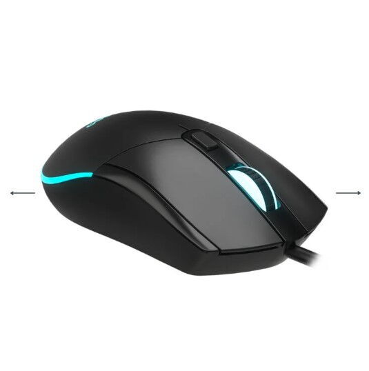 Lecoo MS120 Kablolu RGB Oyuncu Mouse Siyah