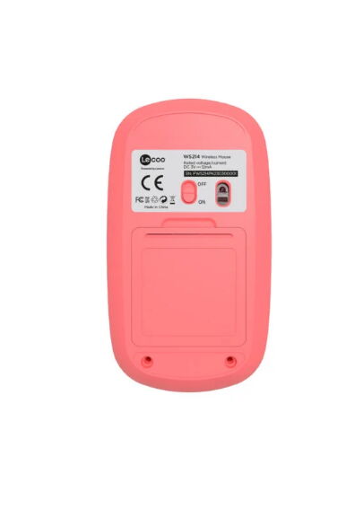 Lecoo WS214 Kablosuz Mouse Pembe