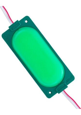 Led Modül 220V Mercekli 3 lü Yeşil