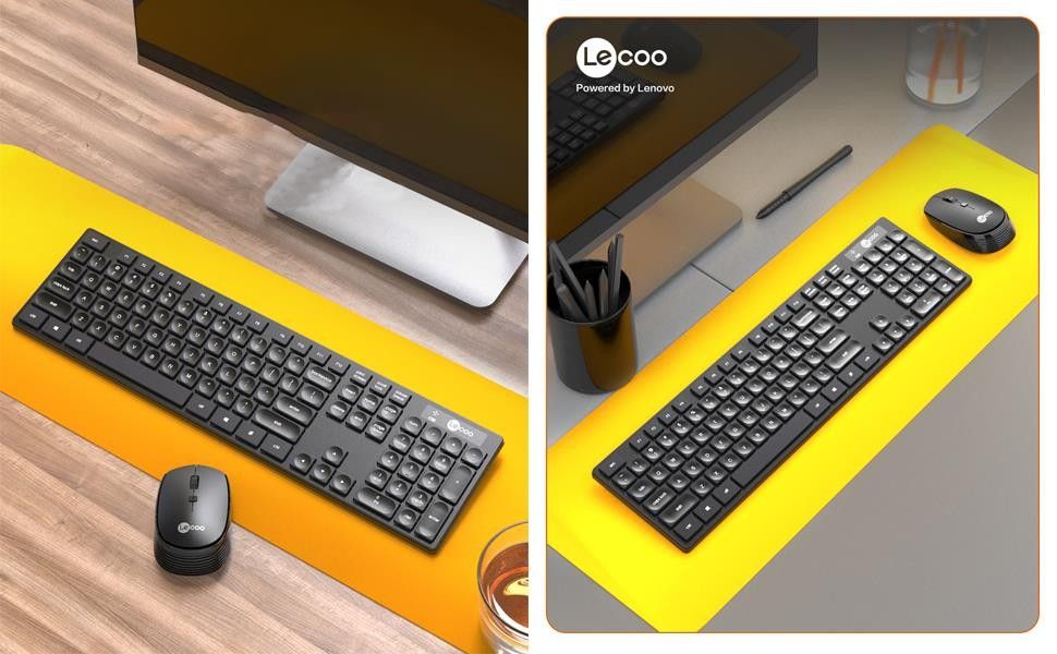 Lecoo KM2001 Kablosuz Klavye Mouse Seti