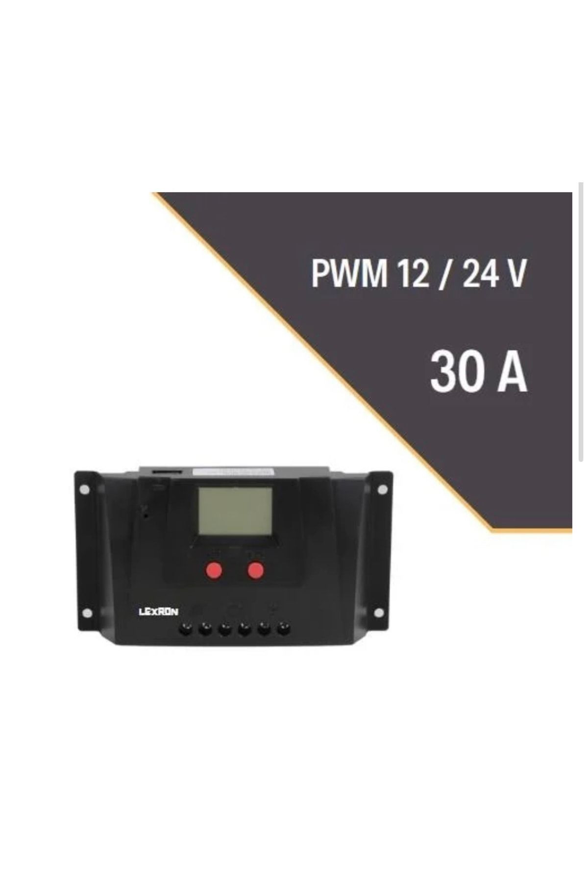 Lexron UT30 12/24V 30Ah Solar Şarj Kontrol Cihaz