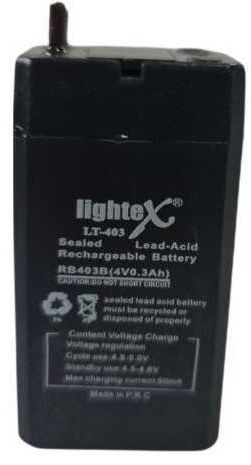 Lightex LT-403 4V 0.3Ah Bakımsız Kuru Akü