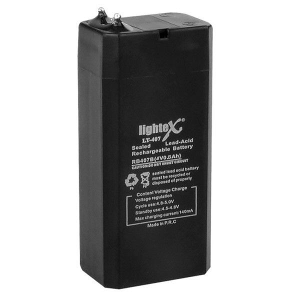 Lightex LT-407 4V 0.8Ah Bakımsız Kuru Akü