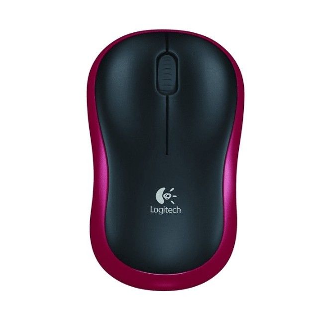 Logitech M185 Kablosuz Kırmızı Mouse