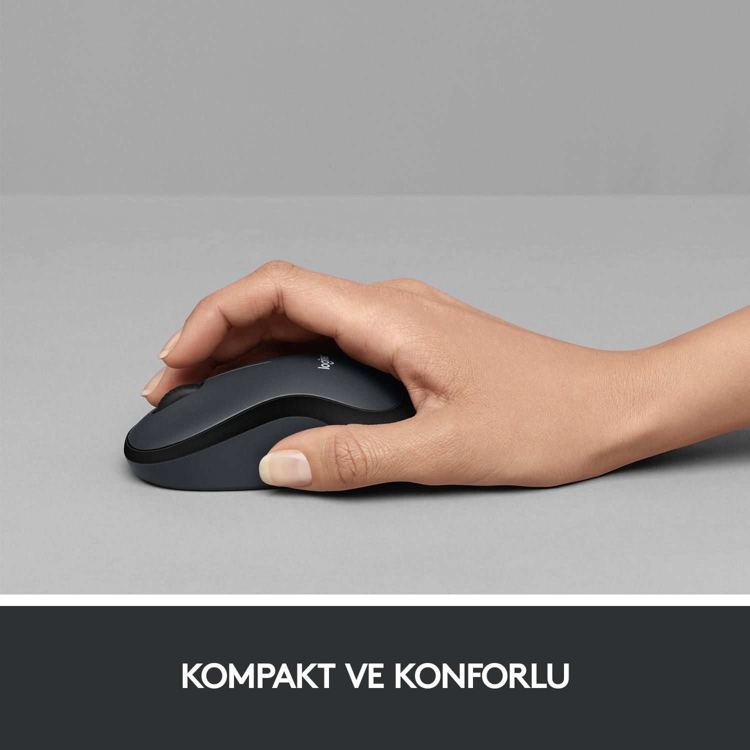 Logitech M220 Silent Kablosuz Mouse Siyah