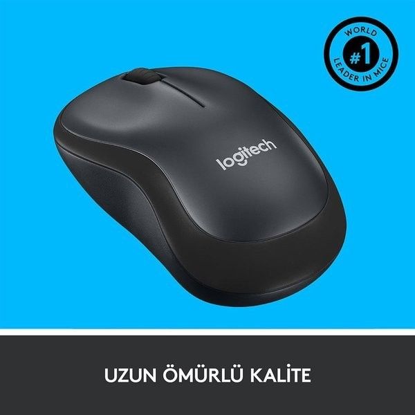 Logitech M220 Silent Kablosuz Mouse Gri