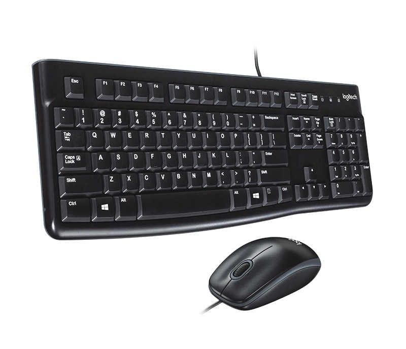 Logitech MK120 Siyah Kablolu Klavye Mouse Set