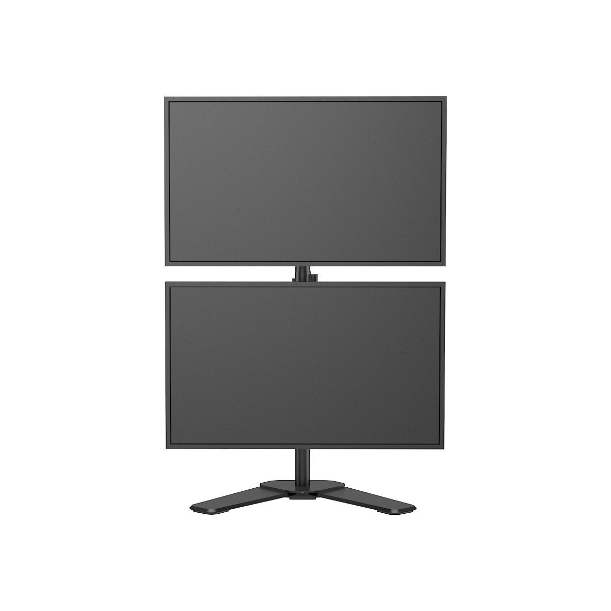 M073 13"-27" Asansörlü Çift Monitör Standı