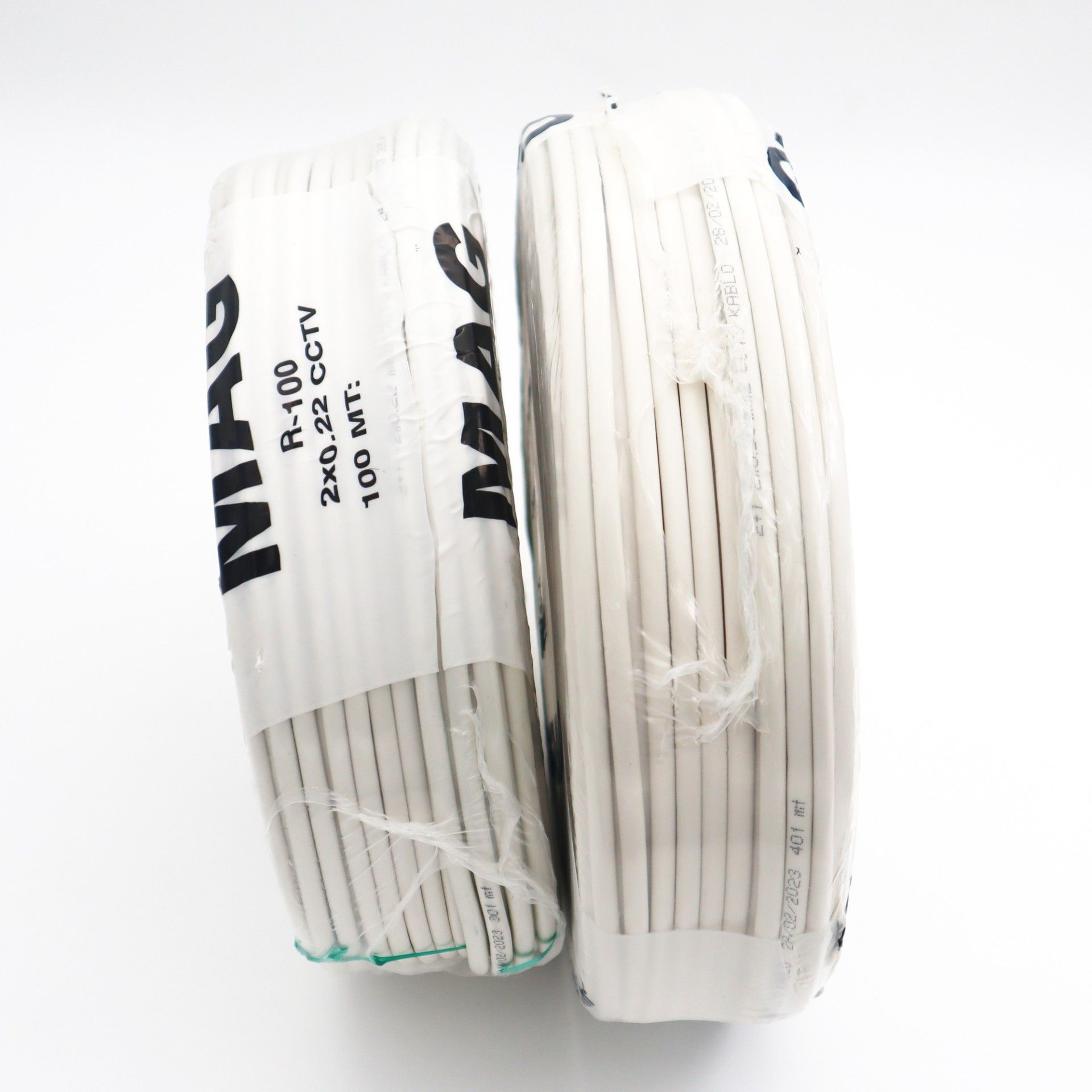 Mag R-100 2+1 2x0.22mm Cctv Kamera Kablosu 100m.