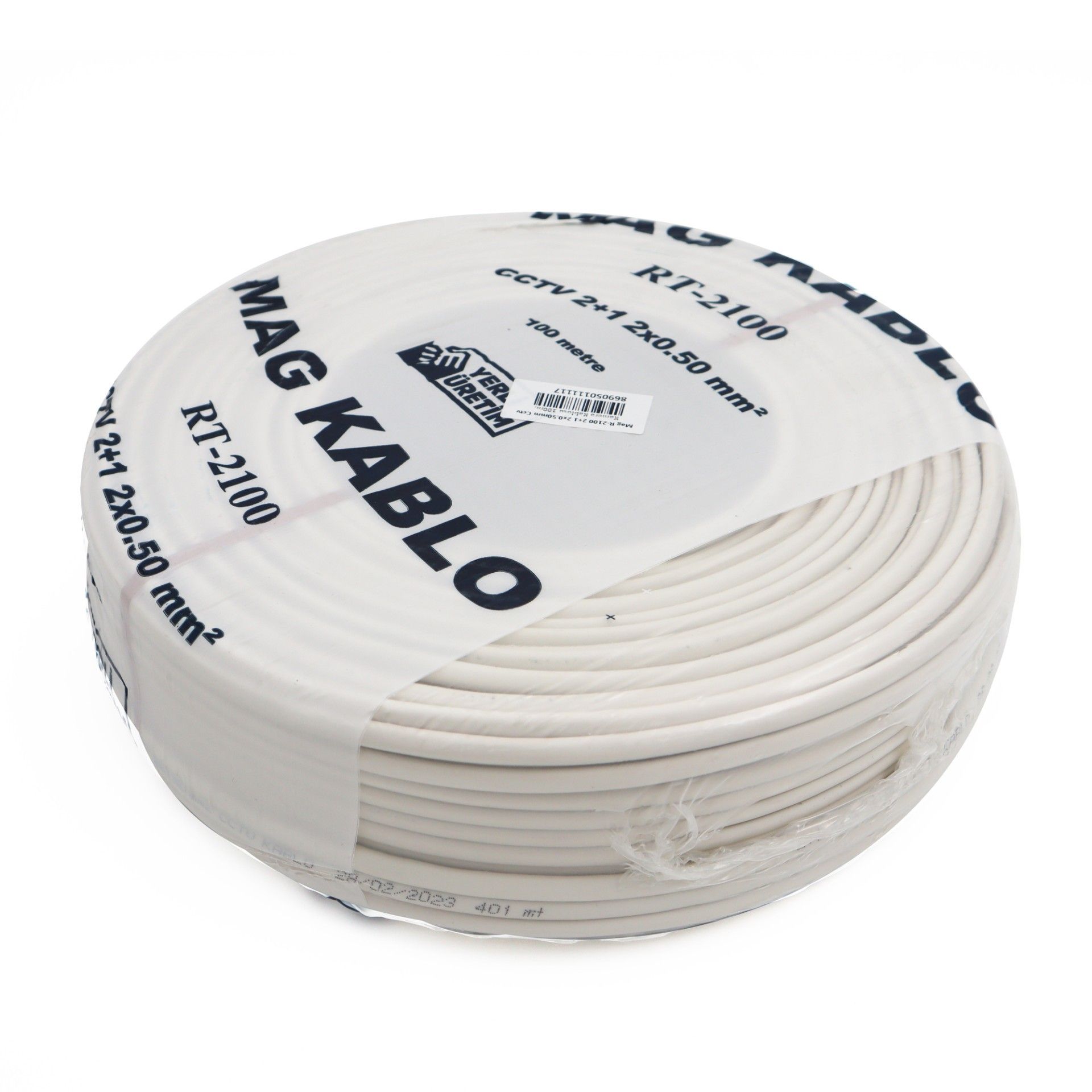 Mag R-2100 2+1 2x0.50mm Cctv Kamera Kablosu 100m.