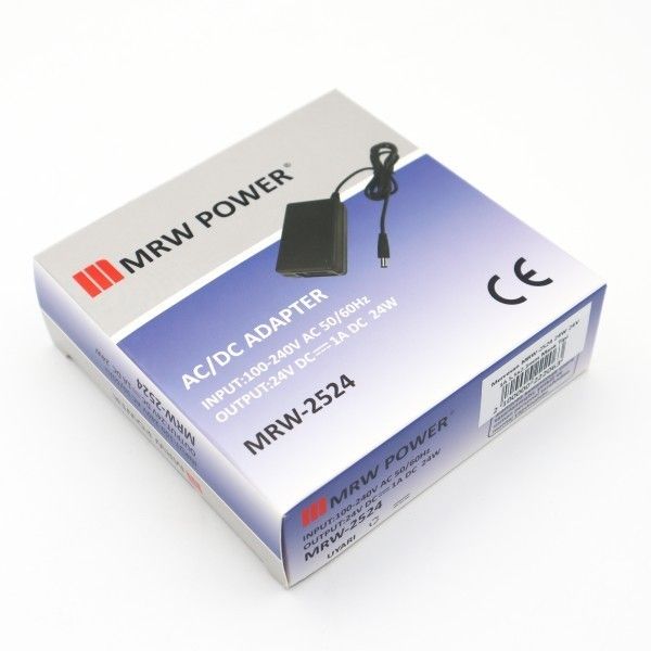 Mervesan MRW-2524 24W 24V 1A 5.5x2.1mm Masa Tipi