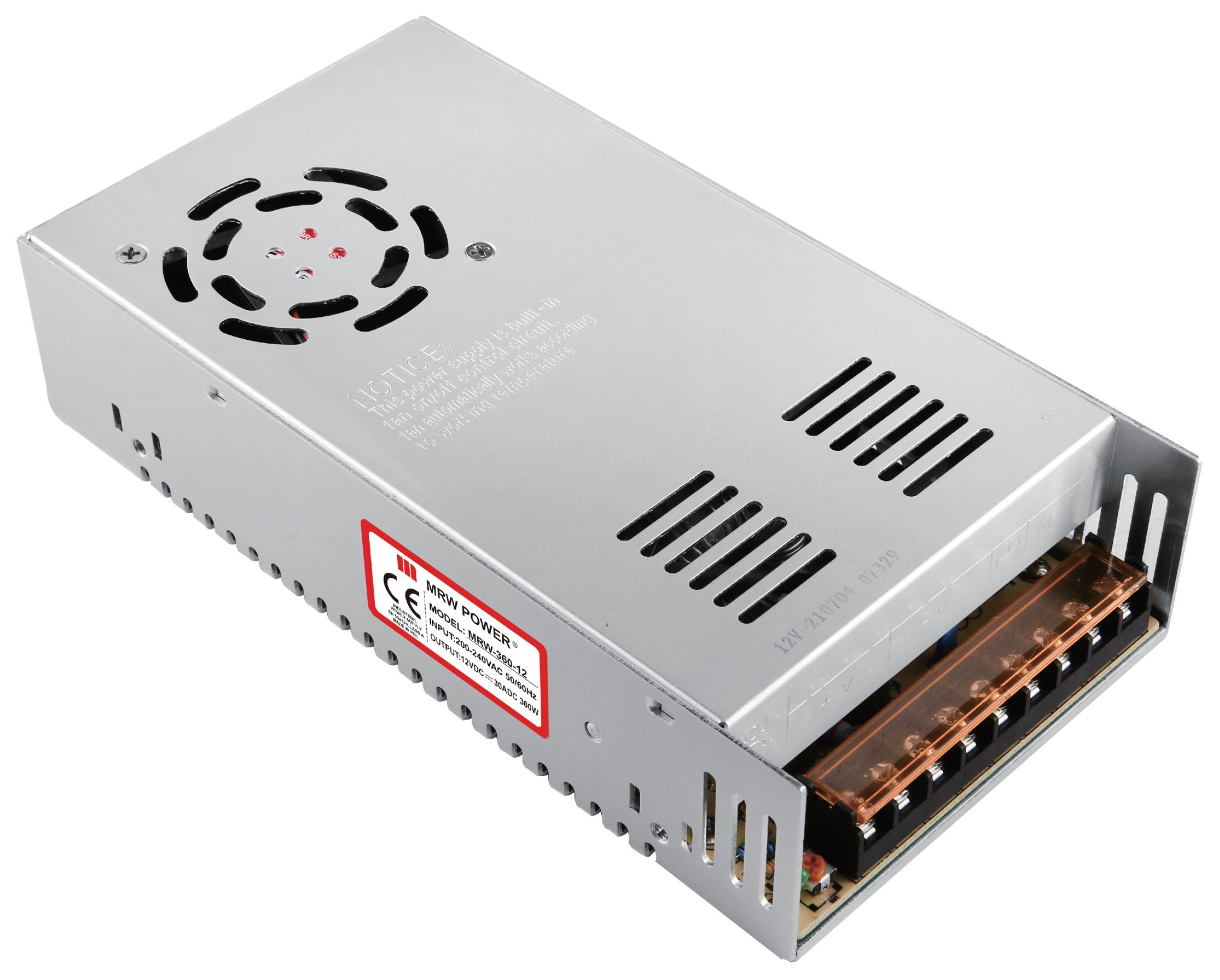 Mervesan MRW-360-12 360W 12V 30A Metal Kasa Adaptö