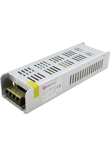 Mervesan MRW-360-24-S 24V 15A Metal Kasa Slim Adap