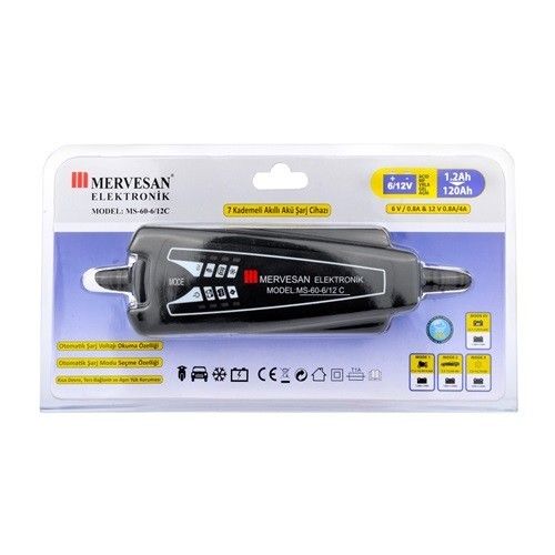 Mervesan MS-60-6/12C 60W  6.9-14.2V 4A Akü Şarj