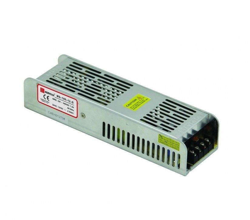 Mervesan MT-100-12 100W 12V 8.5A Metal Kasa Adaptö
