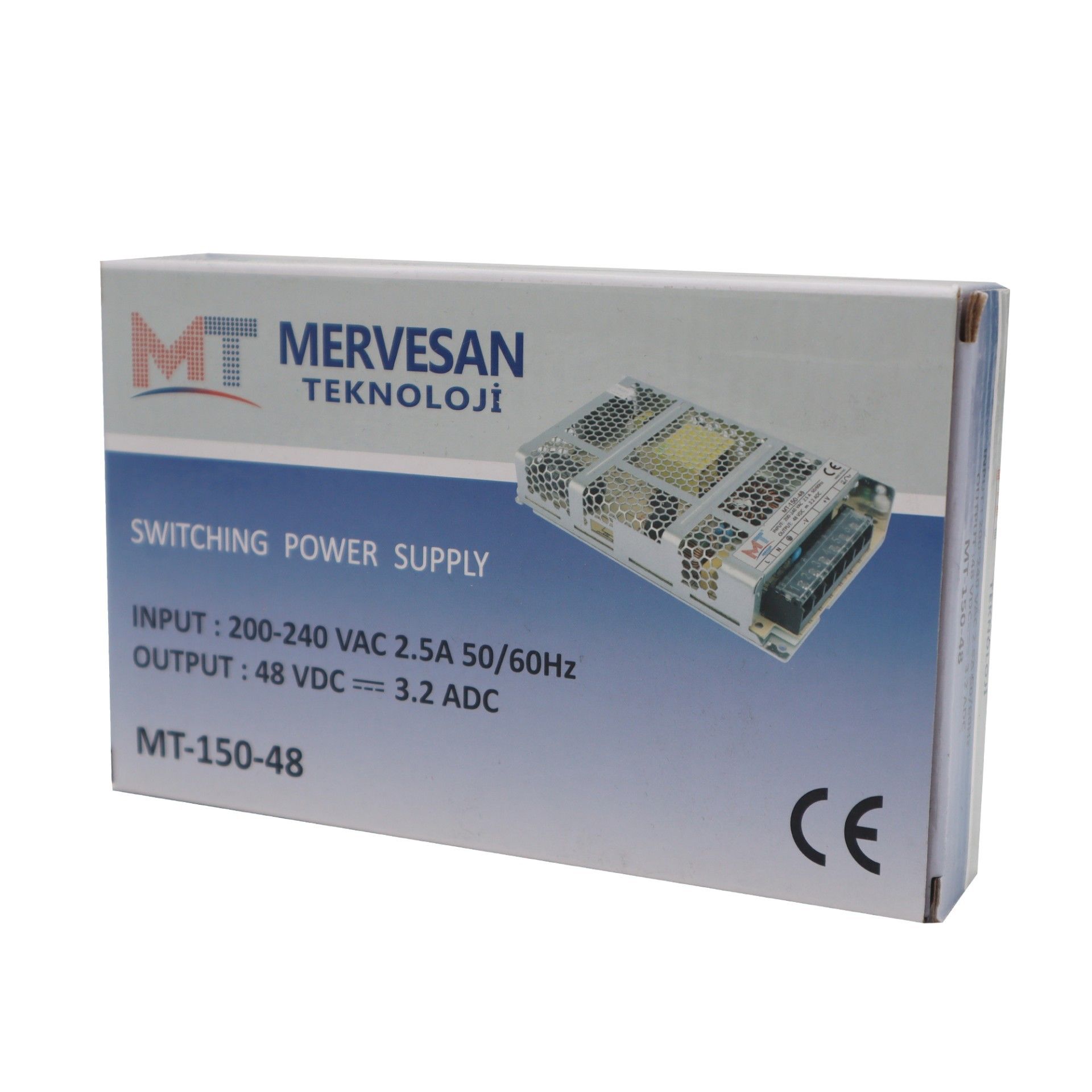 Mervesan MT-150-48 150W 48V 3.2A Metal Kasa Adaptö