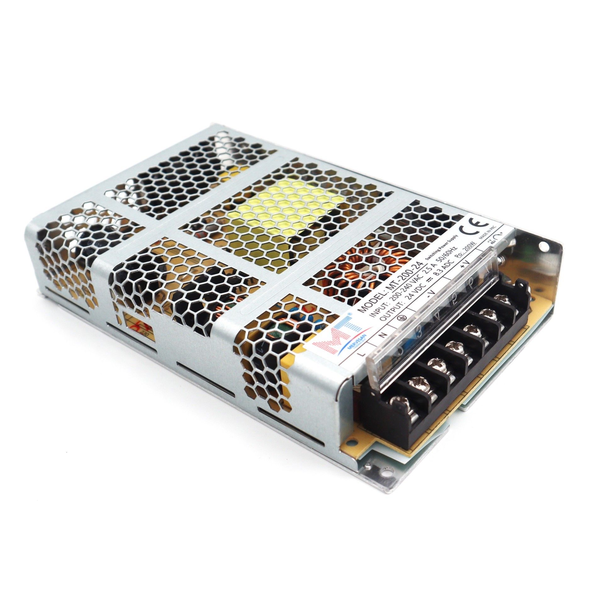 Mervesan MT-200-24 200W 24V 8.3A Metal Kasa Adaptö