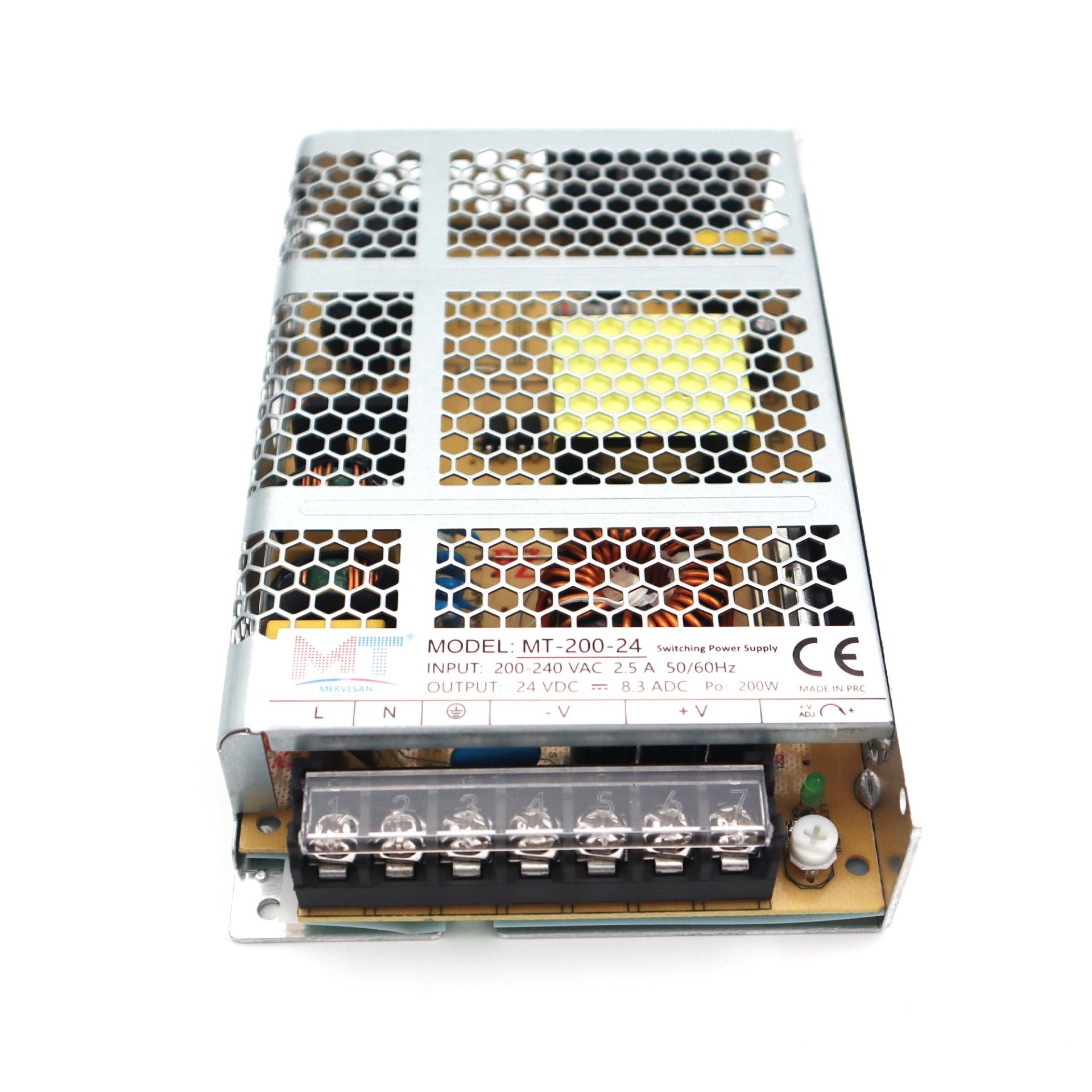 Mervesan MT-200-24 200W 24V 8.3A Metal Kasa Adaptö
