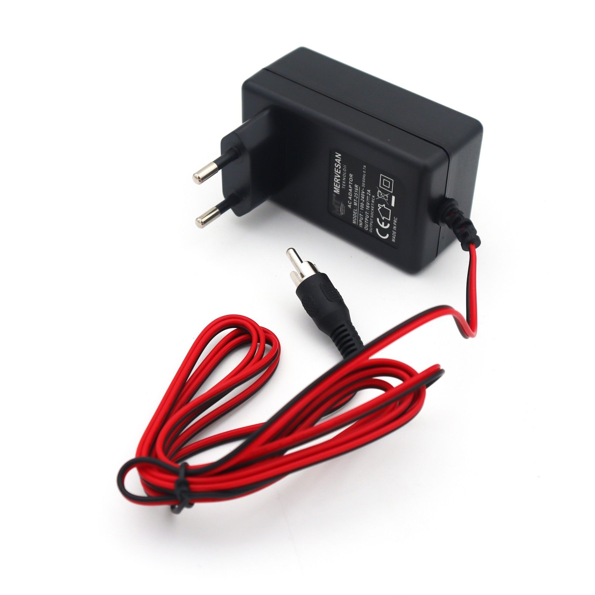 Mervesan MT-2516R 25W 16V DC 1.5A Rca Priz Tipi Ad
