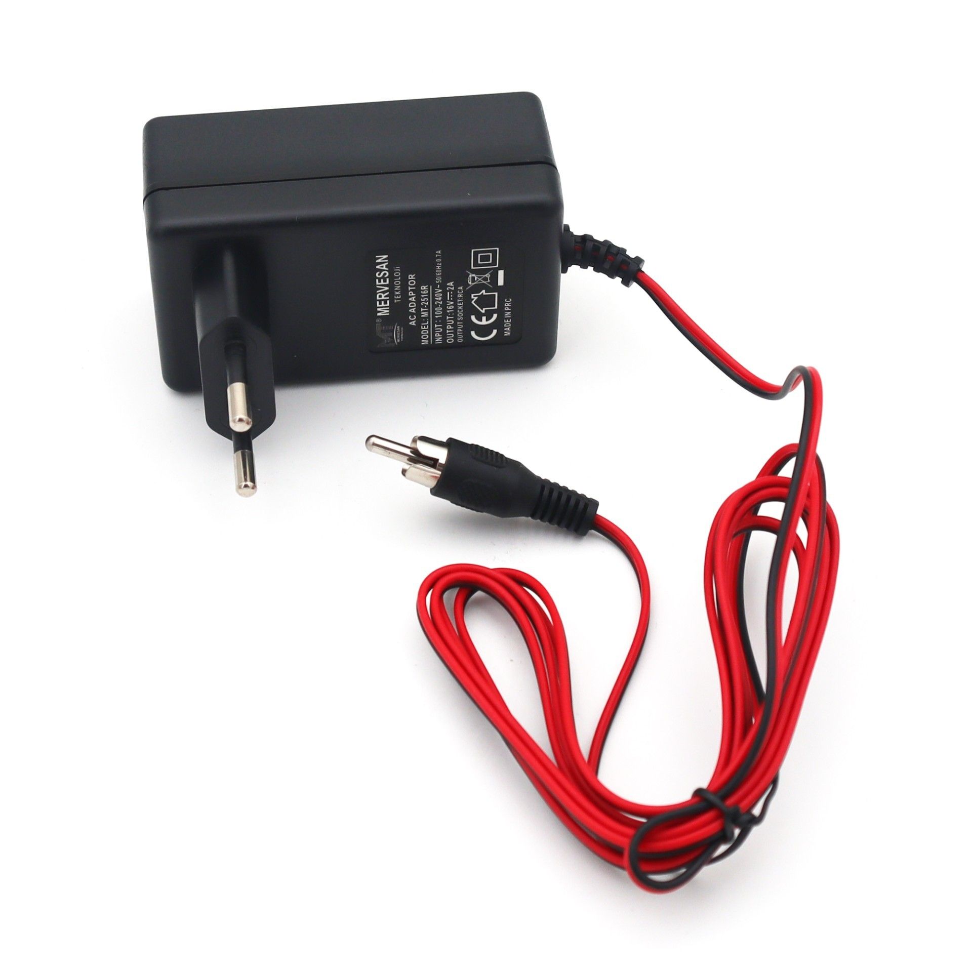 Mervesan MT-2516R 25W 16V DC 1.5A Rca Priz Tipi Ad